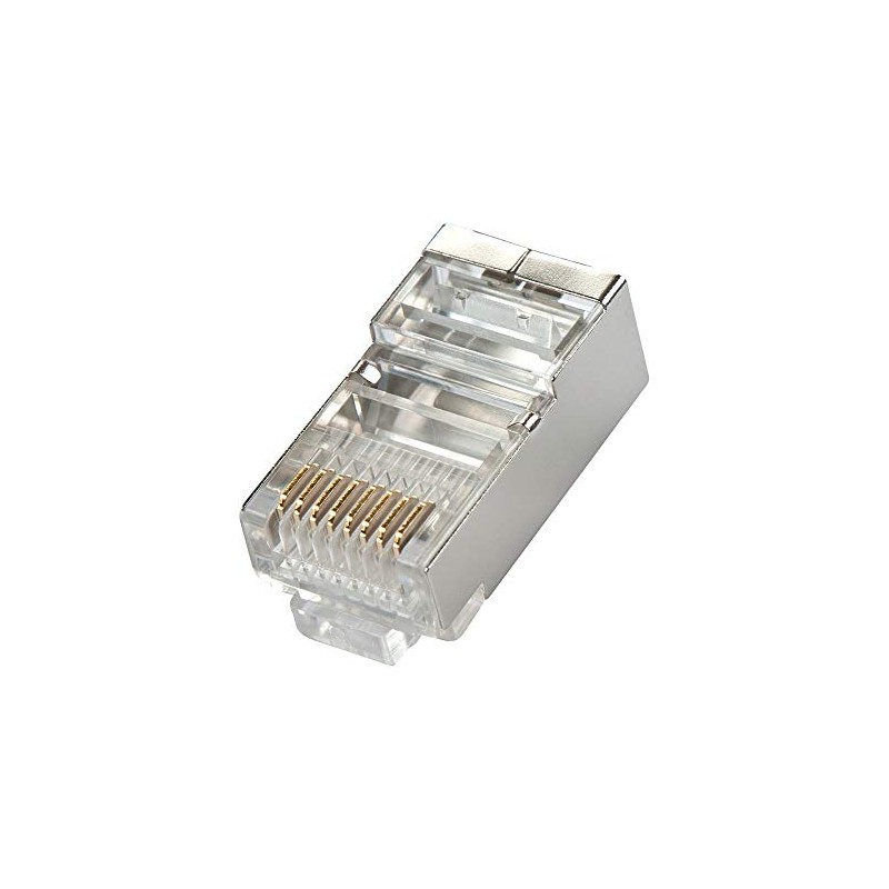 LINDY 62406 Shielded RJ-45 Male Connector, 8 Pin CAT5e, Pack