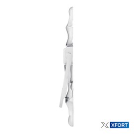 XFORT Door Knocker Polished Chrome, Victorian Urn Door Knockers for Front Door, Elegant Front Door Furniture with a Classic Period Design