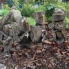 Swtgaah Garden Gnome Statue Knight Statue Knight Gnome Sculpture Knight
