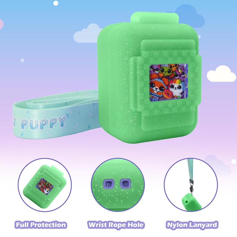 Taladad Silicone Cover Case for Bitzee Interactive Toy Digital Pet,Cases