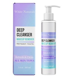 Organic Makeup Remover, Gentle & Effective Makeup Cleanser, 100% Pure Natural Ingredients for All Skin Types Non-Greasy and Hydrating 3.4 oz