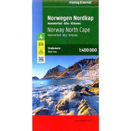 Norwegen Nordkap, Straßenkarte 1:400.000, freytag & berndt: Hammerfest - Alta - Kirkenes, Autofähren (freytag & berndt Auto + Freizeitkarten, Band 4)