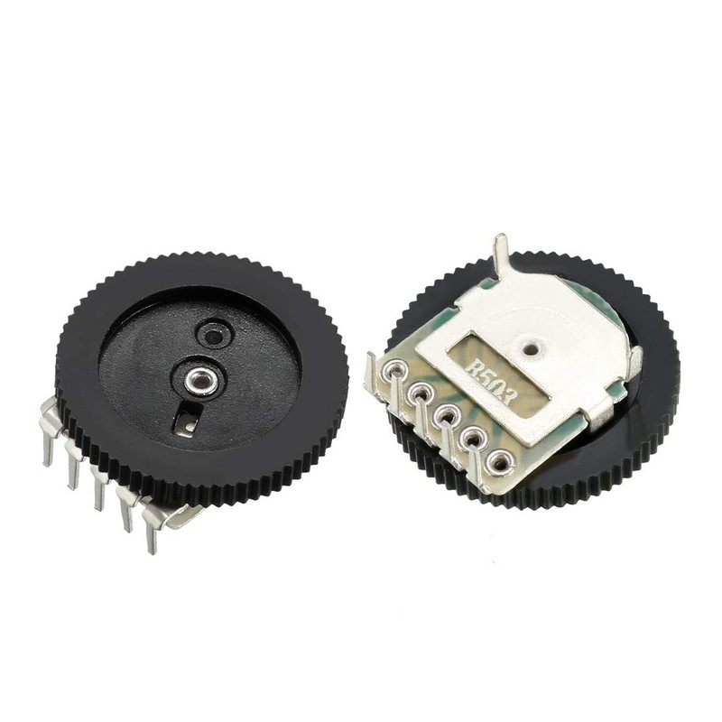 sourcing map B503 50K Ohm Dial Volume Wheel for Duplex