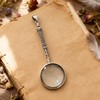 Uppmeant Vintage 925 Sterling Silver Magnifying Glass Necklace - 10X