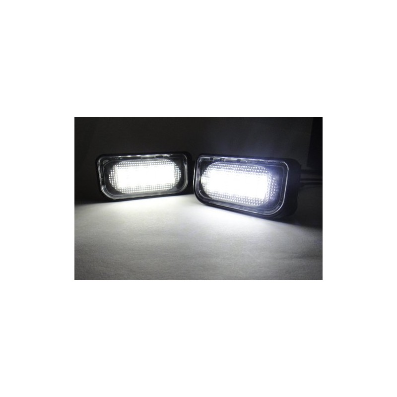 2x LED Licence Number Plate Light White Canbus For MB