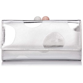 Tsumori Chisato Women's Long Wallet, Long Wallet, Zoom Dot, Silver