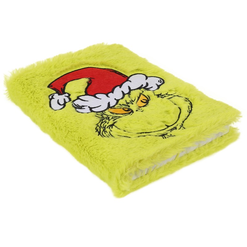 sarcia.eu Grinch Geschenkset: Plüsch Notizbuch A5 + Stift