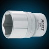 HAZET Hex Socket 900-24 | 12.5mm Square Drive, Flat Width