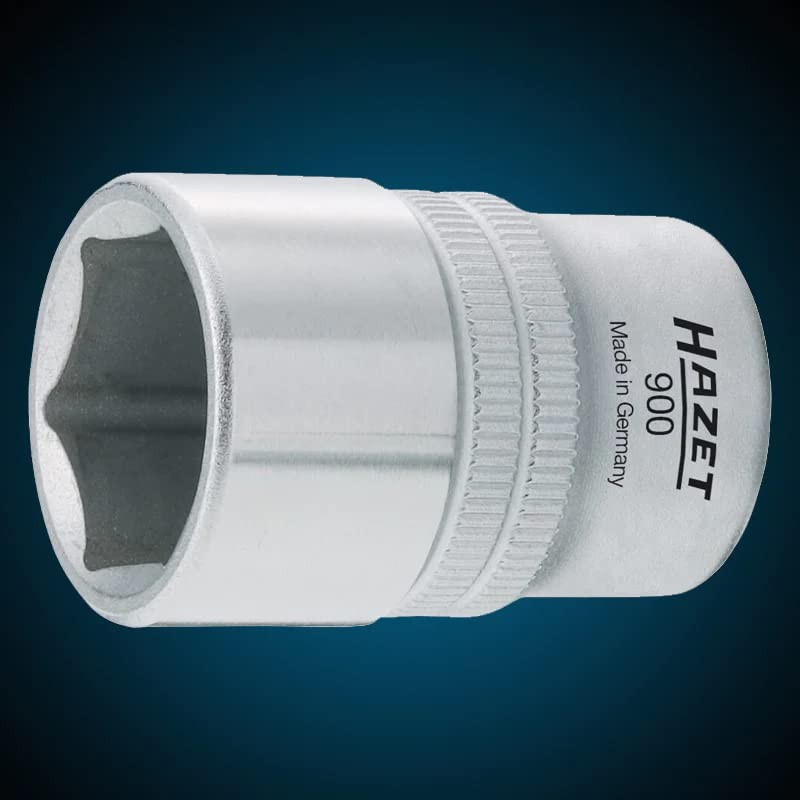 HAZET Hex Socket 900-24 | 12.5mm Square Drive, Flat Width