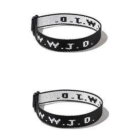 Pingyongchang 2Pcs WWJD Matching Bracelet What Would Jesus Do Letter Hnadmade Braided Bracelets Inspirational Religious Christian Jewelry Friendship Couples Gift for Women Men-Black
