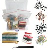 MTDELE 1400Pcs Electronic Component Kit Metal Film Resistor Transistor Component