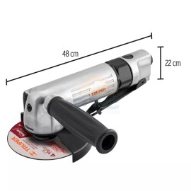 Truper TPN-875 4-1/2" Pneumatic Angle Grinder