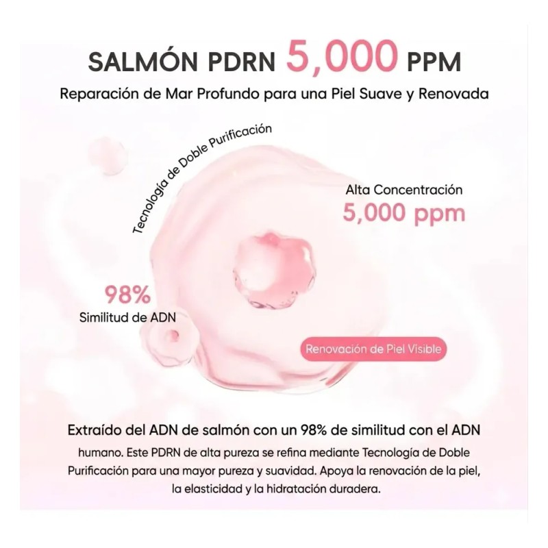 Serum Facial Pdrn De Salmón Pink Rostro