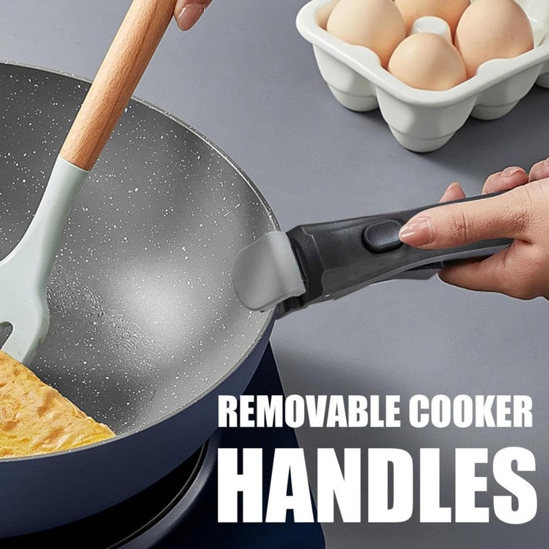 Pfannenset Abnehmbarer Griff Universal, Replacement Pan Gripper Removable Pot Handle