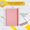 Printaform Libreta Profesional Arcoíris Pastel Universitaria 200h, 2 piezas, Raya,