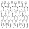 Salome Idea Skeleton Key Charm Set in Antique Silver (48