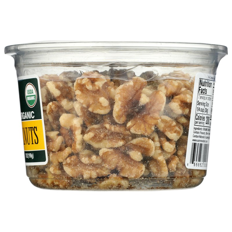 Aurora Products Organic Walnut Halves, 7 oz