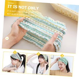 Mikinona 2pcs Elastic Hairband for Makeup Yoga Comfortable Face Washing Headbands Versatile Hair Accessories for Daily Use