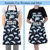 ENSIANTH Dolphin Chef Apron Dolphin Gifts for Dolphin Lovers Dolphin