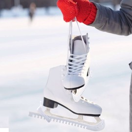 Noewmub Ice Skate Protector Cover 1 Pair Adjustable Ice Skate Protectors for Hockey or Figure Skating