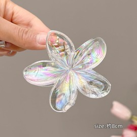 WENJESO Plumeria Artificial Flower Accessory, Spicy Flower Hair Clip, Side Bangs, Beach Travel Retro Decoration-pk