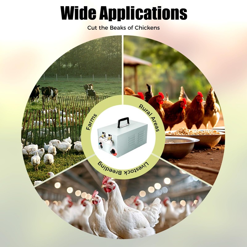 Automatic Chicken Debeaking Machine, 110V Electric Debeaking Machine Chicken Debeaker