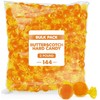 Butterscotch Hard Candy Discs Bulk 2lb - Individually Wrapped Butter