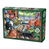 Cobble Hill 1000 Piece Puzzle - Cats Retreat - Sample
