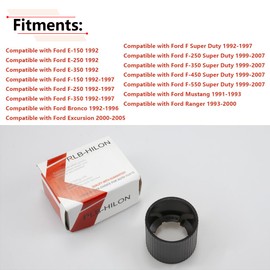 RLB-HILON Headlight Bulb Socket Clip Compatible with Ford Super Duty F150 F250 F350 Excursion Mustang Ranger Bronco, for E9FZ13N019A Headlamp Retainer Ring