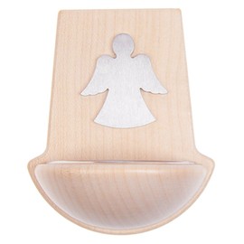 Fritz Cox Wooden consecration pot with angel stainless steel