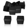 LOUZAGO 32 Pcs 3/4 inch Square Tubing End Caps, Plastic