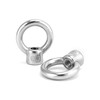 QWORK Lifting Eye Nut, 10 Pack, 3/8" UNC Marine Grade