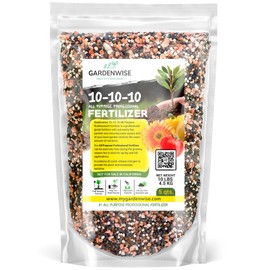 10-10-10 Plant Fertilizer Slow Release - 10 10 10 All Purpose Granular Garden Fertilizer for Vegetables, Tomato, Arborvitae, Shrubs, Rose, Flowers, Fruit, Fig Trees (5 QUARTS)