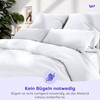 Wolkenfeld Cushion cover 80 x 80 cm, white, cuddly soft