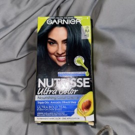 GARNIER NUTRISSE Ultra Nourishing Color Creme TL1 Teal Forest /Deep Intense Teal