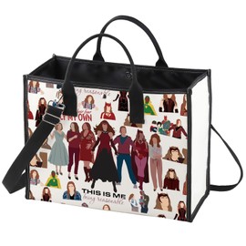WZMPA Wanda Witch Tote Bag Witch Movie Fans Gifts Scarlet Witch Reusable Grocery Bag For Movie Fans (This is me BG)
