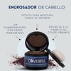 Engrosador de Cabello Rellenador de Barba Maquillaje Temporal Instantaneo Cubre