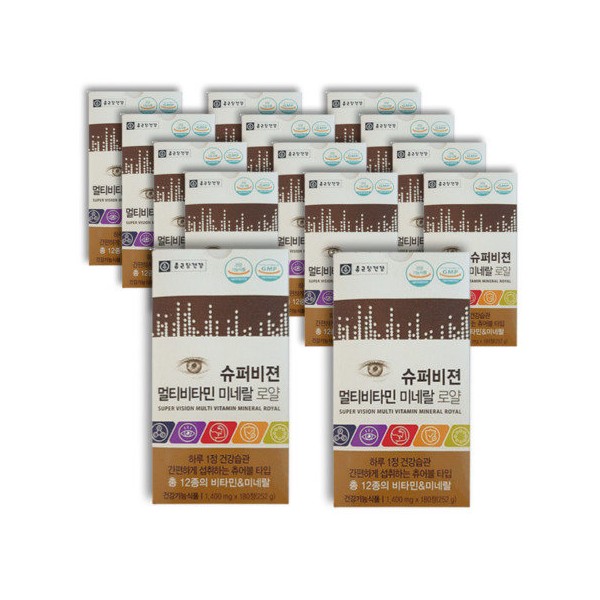 Chong Kun Dang Health Supervision Multivitamin Mineral Royale 1400mg 180