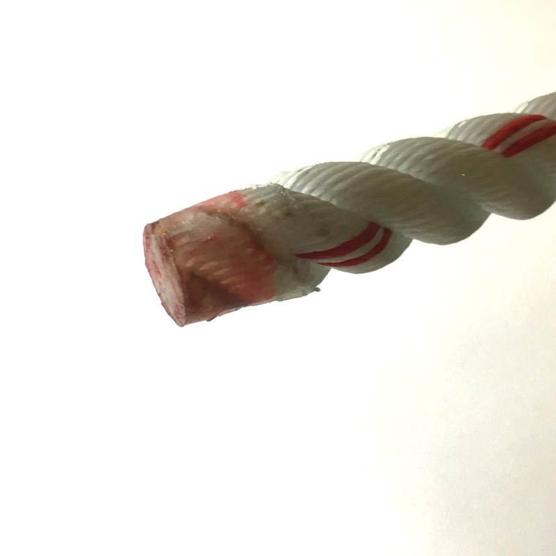 Tokyo Steel Nylon Ranger Rope, Small, White, Triple Strand, Diameter