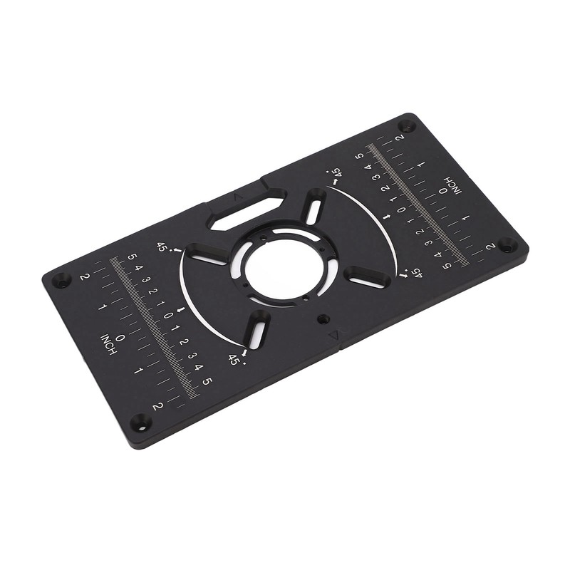Router Plate Aluminum Alloy Router Table Insert Plate Trimming Machine