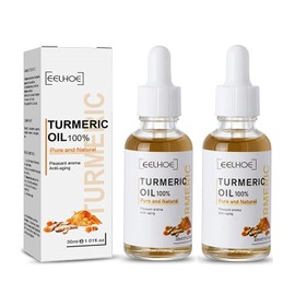 Pack De 2 Aceites Sérum Correctores De Manchas Oscuras Con Cúrcuma, Sérum Facial Reparador, Sérum Hidratante Y Reparador Para El Cuidado De La Piel Con Cúrcuma Natural, Aceite De Cúrcuma Pa