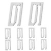 Mikinona 10pcs Barber Cape Clip for Razor Men Haircut Cape