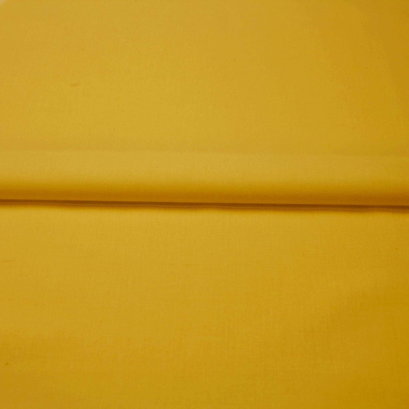 Hans-Textil-Shop Fabric by the Metre, Plain Cotton Linen Fabric, Tested