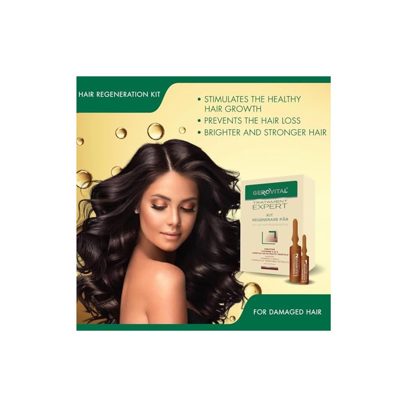 GEROVITAL Kit Hair Growth Serum (2 Pack)