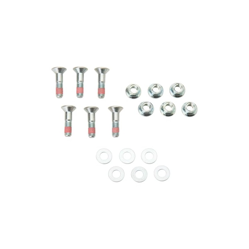 Bolt Hub-Savers Double Locked Sprocket Fastening Kit Silver for Yamaha