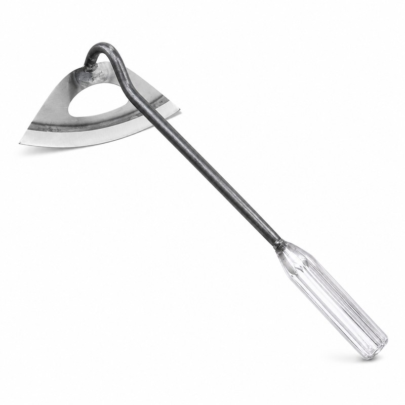 Handheld Hollow Hoe for Weeding & Digging – Steel Garden