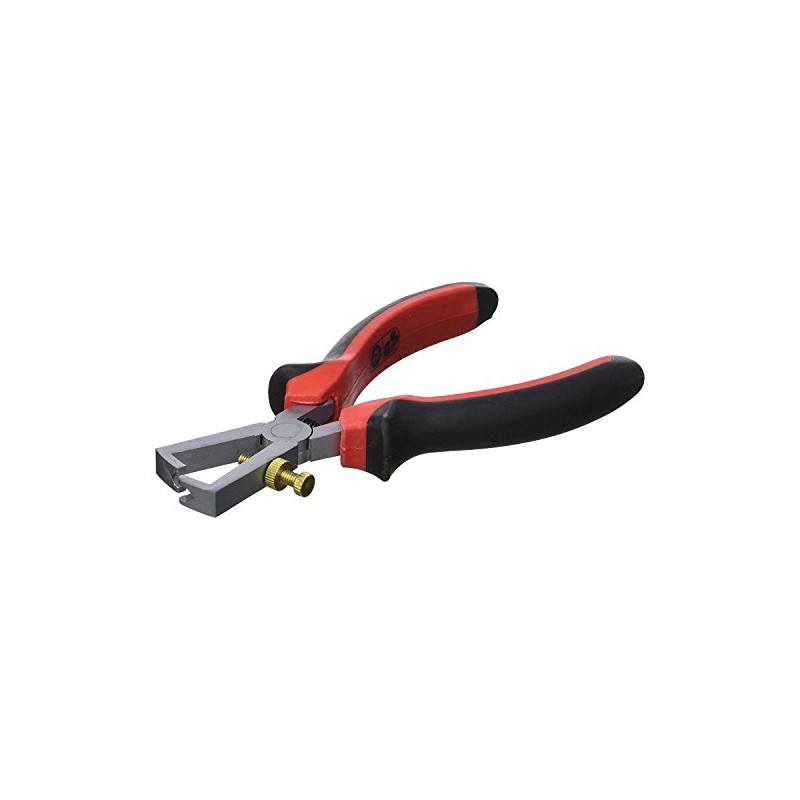 Connex COXT182160 Wire Stripping Pliers with 2C-Handles, Silver/Black/Red, 160 mm