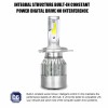 SHENKENUO 4Pcs 8000K LED Headlight High Low Beam+Fog Light Bulbs