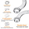 HARFINGTON Half Moon Double Box Wrench Metric 11mm x 13mm