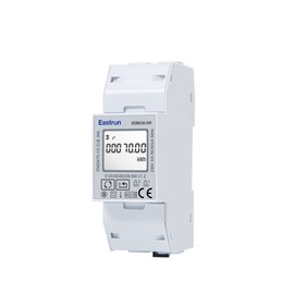 EASTRON SDM230DR Electricity Meter - Single Phase - Class 1 Accuracy - 100A kWh Mains Din Rail Smart Meter - Partial Resettable Energy with Fixed Pulse Output 1000imp/kWh & Backlit LCD Display. MID